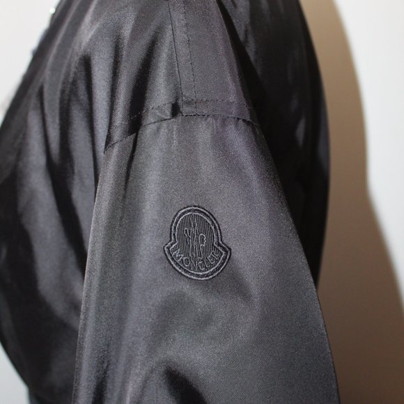 NWT Moncler Ruched Aldebaran Giubbotto Jacket Raincoat Bomber Coat TG 1 US S M - Picture 5 of 14